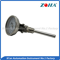 Bi-metal thermometer--Universal mounting